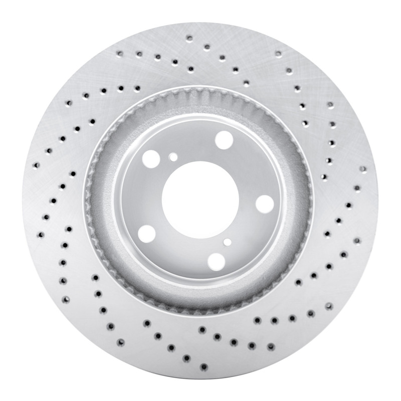 Lexus ES350 Brake Rotor (1) - Front Left - DFC - Drilled Geoperformance - `06-`20