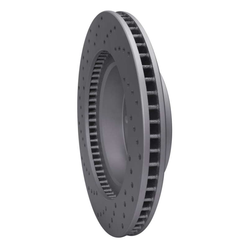 Toyota FJ Cruiser Brake Rotor (1) - Front Right - DFC - Drilled Geoperformance - `03-`23