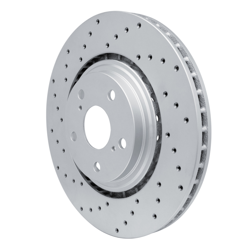 Lexus NX300 Brake Rotor (1) - Front Left - DFC - Drilled Geoperformance - `08-`21