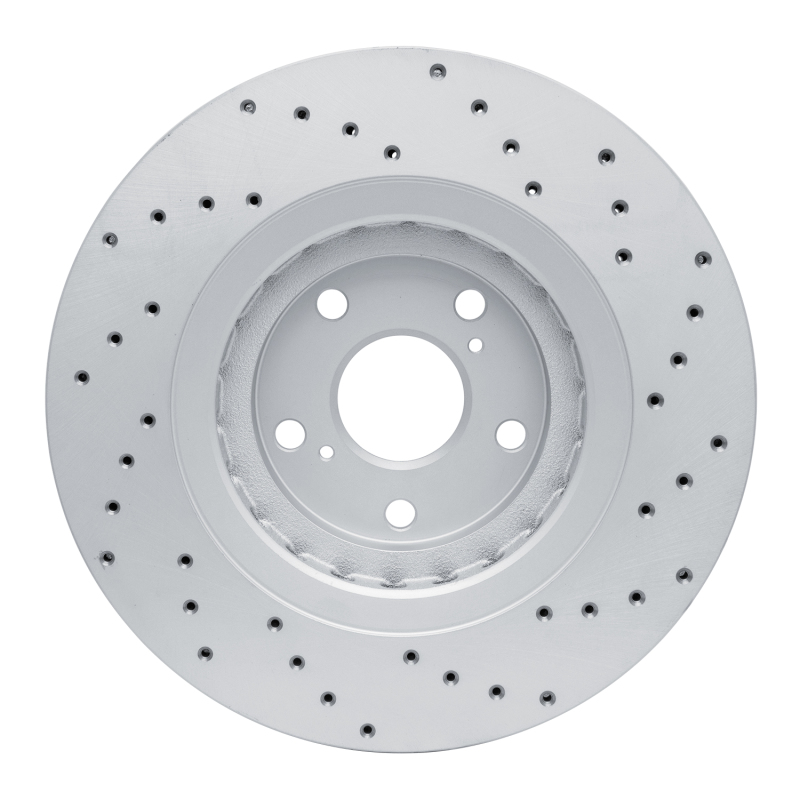 Lexus NX300 Brake Rotor (1) - Front Left - DFC - Drilled Geoperformance - `08-`21