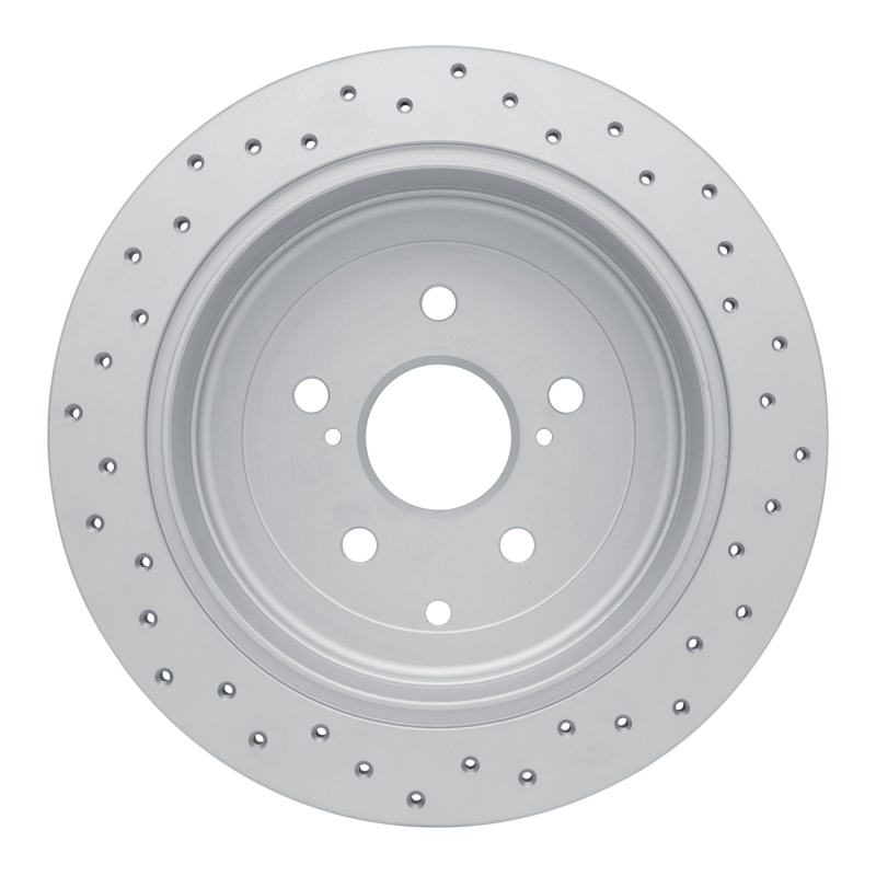 Lexus RX450h Brake Rotor (1) - Rear Left - DFC - Drilled - `10-`20