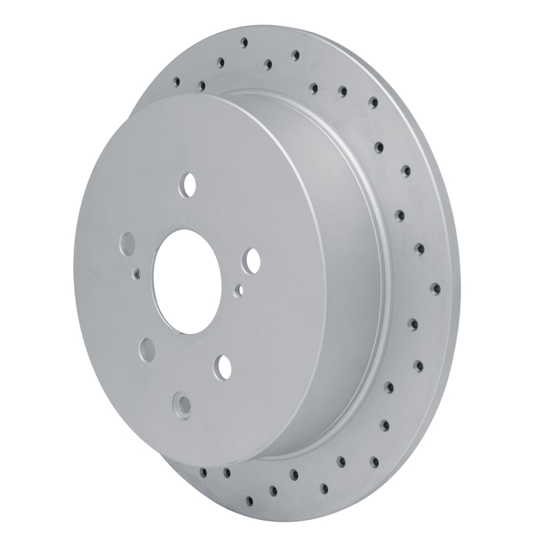 Lexus RX450h Brake Rotor (1) - Rear Left - DFC - Drilled - `10-`20