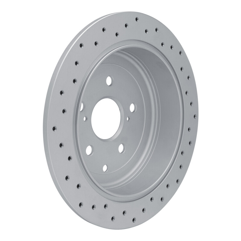 Lexus RX450H Brake Rotor (1) - Rear Right - DFC - Drilled Geoperformance - `10-`20