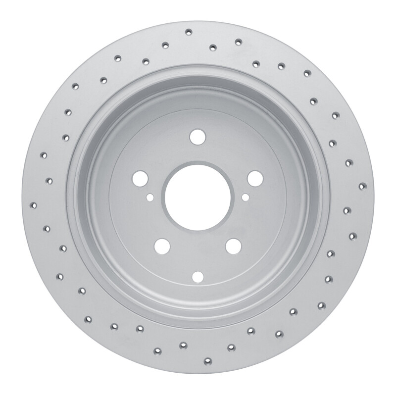 Lexus RX450H Brake Rotor (1) - Rear Right - DFC - Drilled Geoperformance - `10-`20