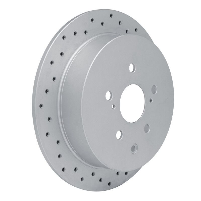 Lexus RX450H Brake Rotor (1) - Rear Right - DFC - Drilled Geoperformance - `10-`20