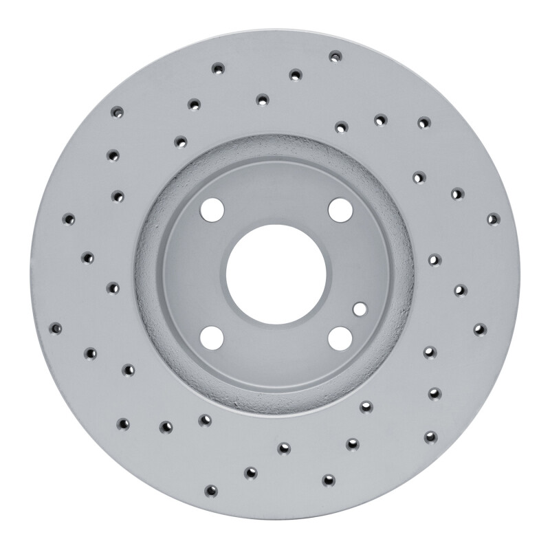 Mazda Miata Brake Rotor (1) - Front Right - DFC - Geoperformance Rotor - Drilled - `94-`02