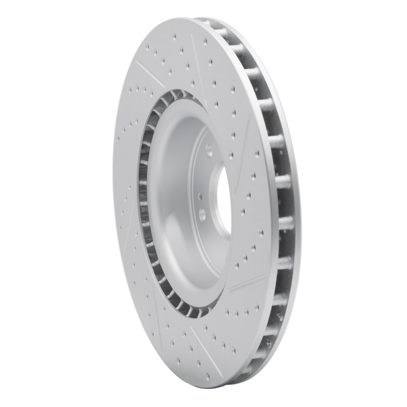 Hyundai Genesis Coupe Brake Rotor (1) - Front Left - DFC - Drilled & Slotted Geoperformance - `10-`16