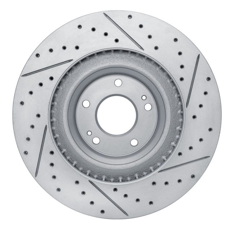 Hyundai Veloster N Brake Rotor (1) - Front Left - DFC - Drilled & Slotted Geoperformance - `19-`22