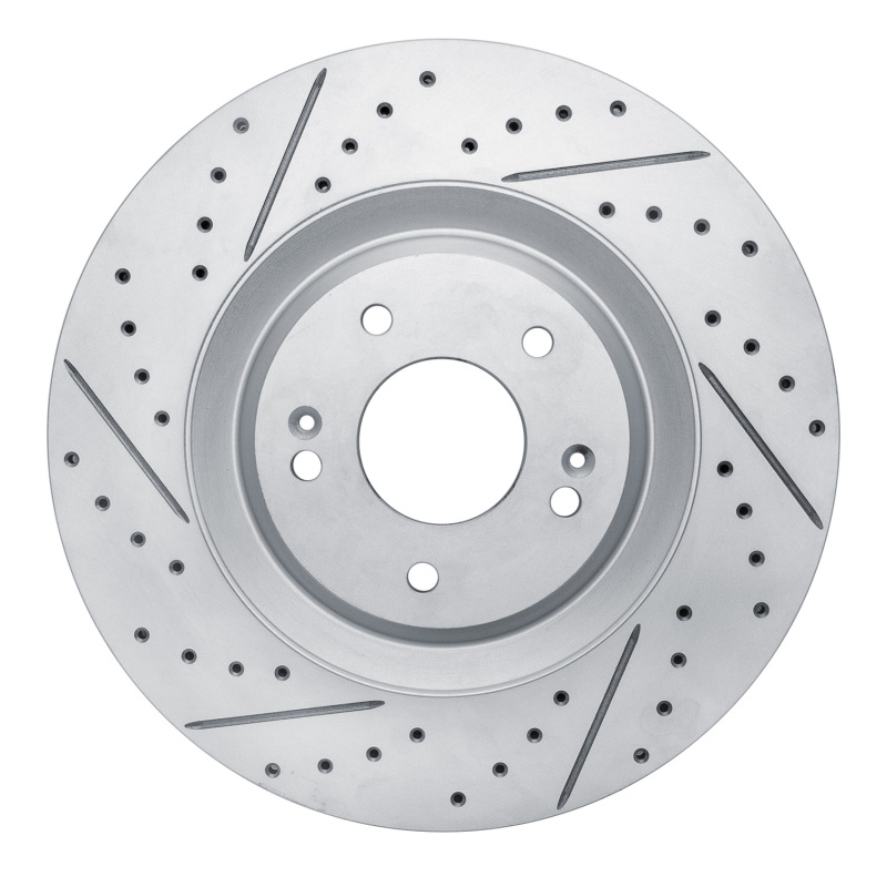 Hyundai Veloster N Brake Rotor (1) - Front Left - DFC - Drilled & Slotted Geoperformance - `19-`22