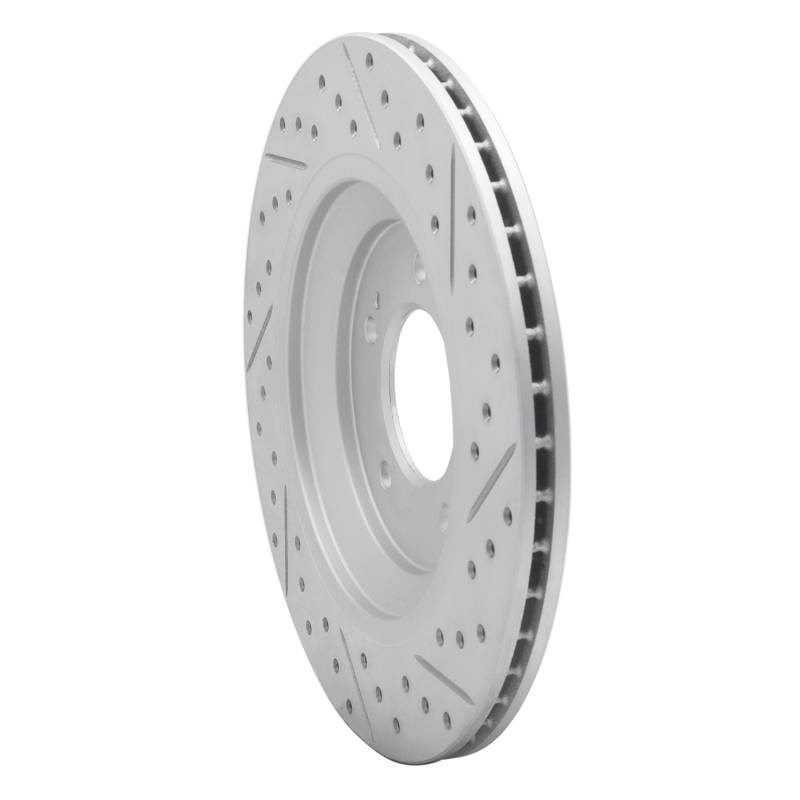 Hyundai Veloster N Brake Rotor (1) - Rear Left - DFC - Drilled & Slotted Geoperformance - `19-`25