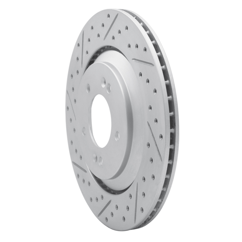 Hyundai Veloster N Brake Rotor (1) - Rear Left - DFC - Drilled & Slotted Geoperformance - `19-`25