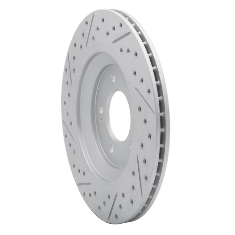 Hyundai Veloster N Brake Rotor (1) - Rear Right - DFC - Geoperf, Drilled & Slotted - `19-`25