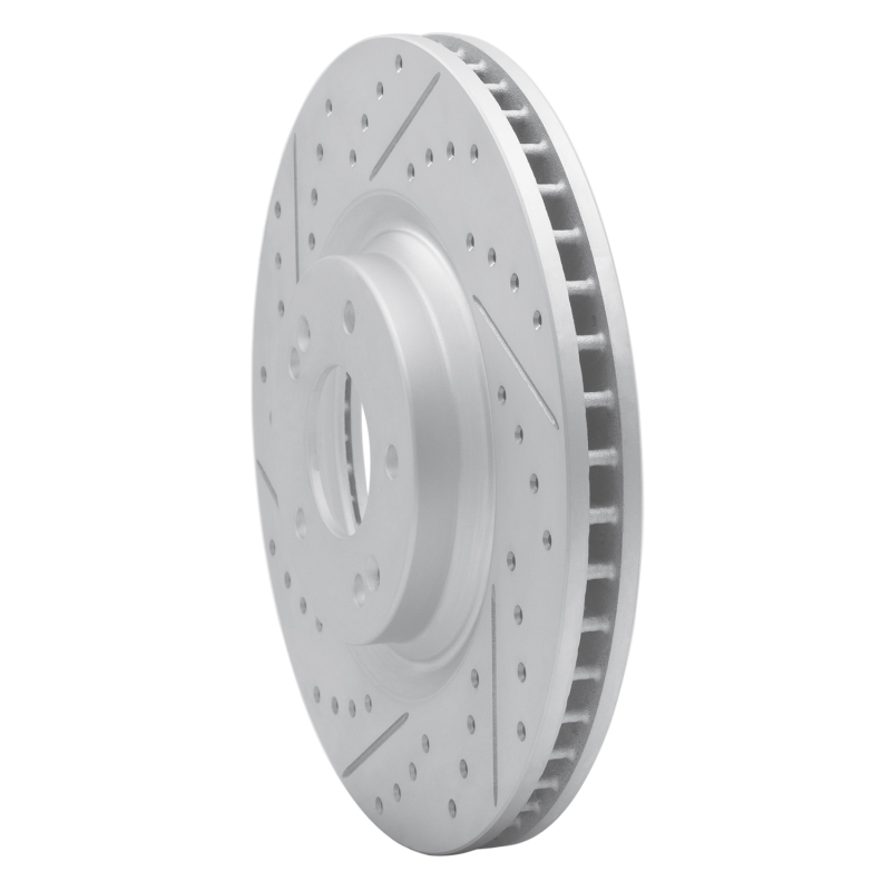 Hyundai Veloster N Brake Rotor (1) - Front Left - DFC - Geoperformance Drilled & Slotted - `19-`22