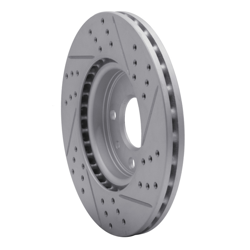 Dodge Vision Brake Rotor (1) - Front Left - DFC - Drilled & Slotted Geoperformance - `09-`19