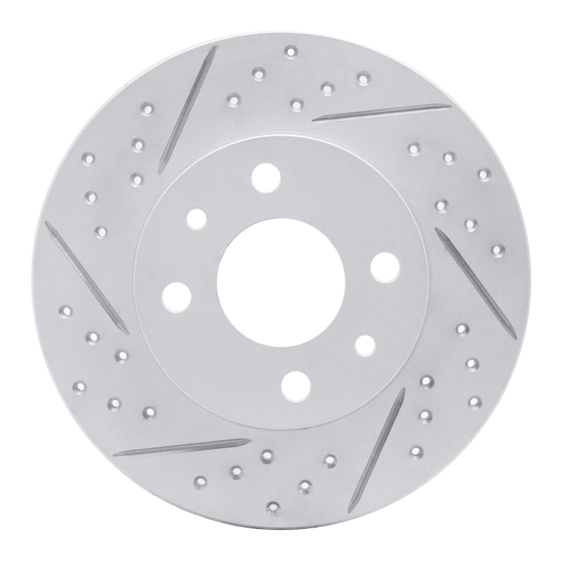 Dodge Vision Brake Rotor (1) - Front Left - DFC - Drilled & Slotted Geoperformance - `09-`19