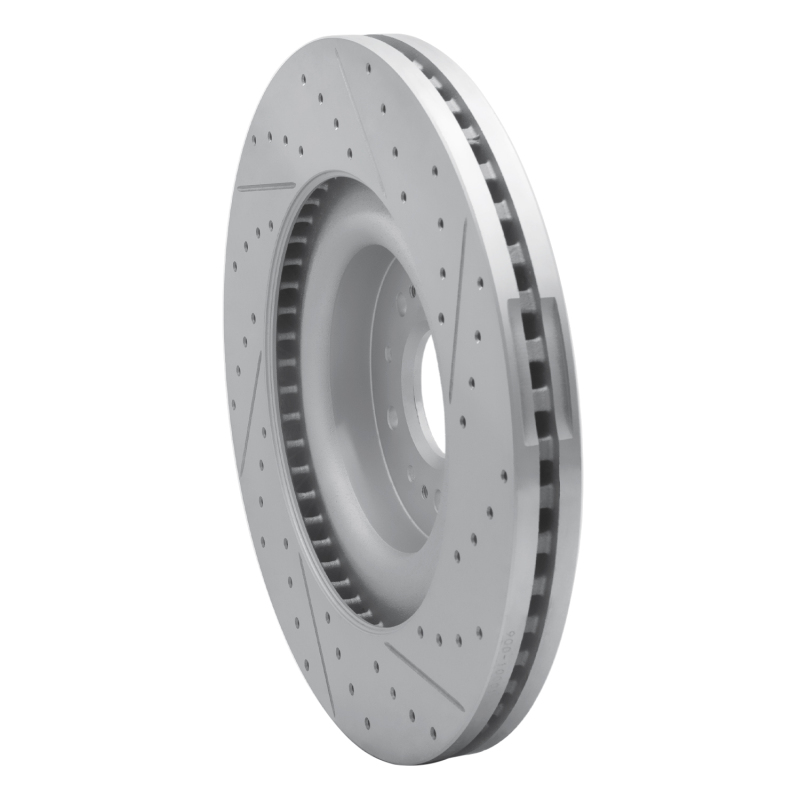 Genesis G90 Brake Rotor (1) - Front Left - DFC - Drilled & Slotted Geoperformance - `17-`22