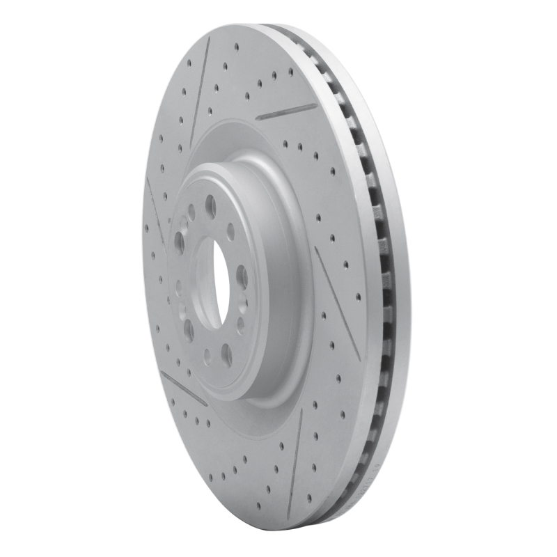 Genesis G90 Brake Rotor (1) - Front Left - DFC - Drilled & Slotted Geoperformance - `17-`22