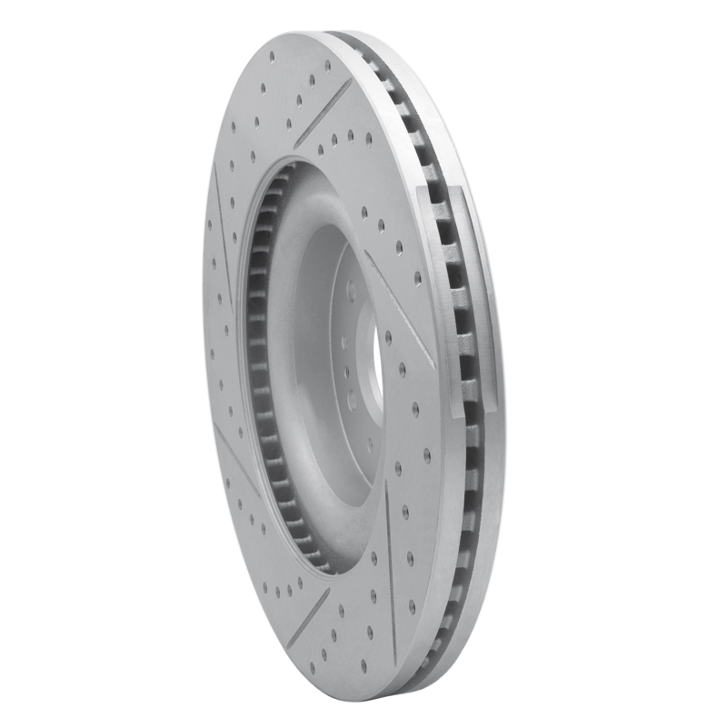 Genesis G90 Brake Rotor (1) - Front Right - DFC - Drilled & Slotted Geoperformance - `17-`22