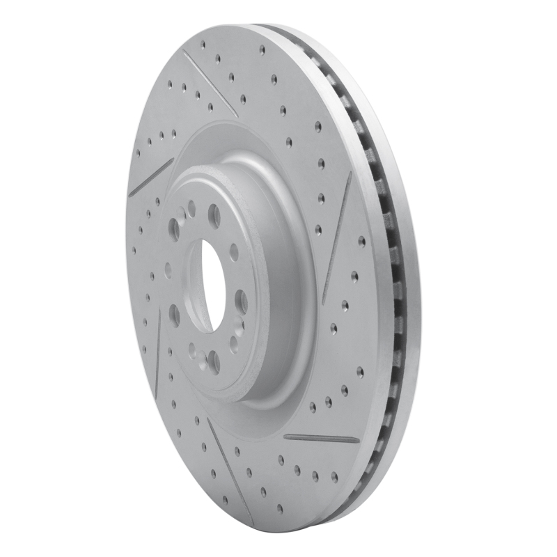 Genesis G90 Brake Rotor (1) - Front Right - DFC - Drilled & Slotted Geoperformance - `17-`22