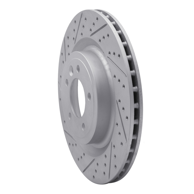 Land Rover Range Rover Brake Rotor (1) - Rear Left - DFC - Drilled & Slotted Geoperformance - `14-`24