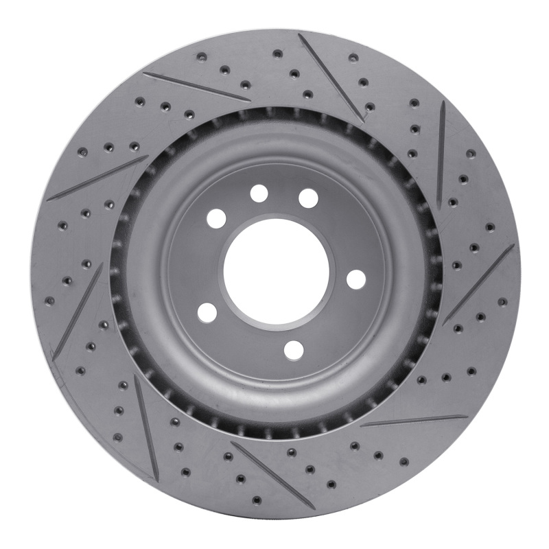 Land Rover Range Rover Brake Rotor (1) - Rear Left - DFC - Drilled & Slotted Geoperformance - `14-`24