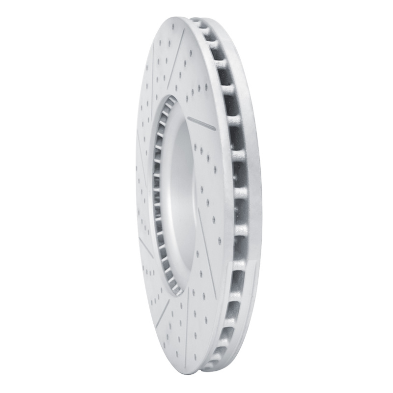 Land Rover Defender 90 Brake Rotor (1) - Front Right - DFC - Drilled & Slotted Geoperformance - `18-`25