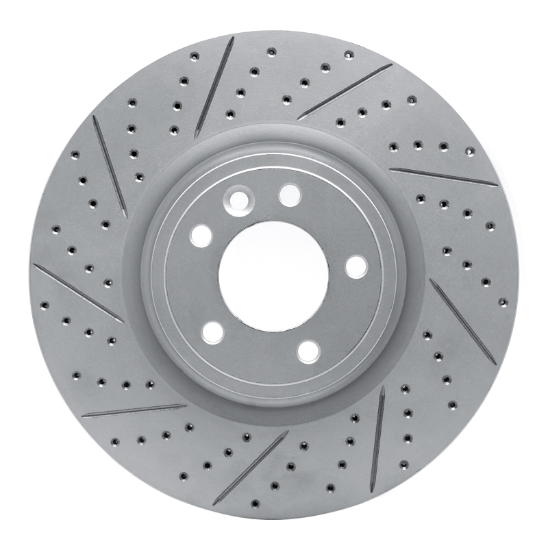 Land Rover Range Rover Brake Rotor (1) - Front Left - DFC - Geoperformance, Drilled and Slotted - `18-`24