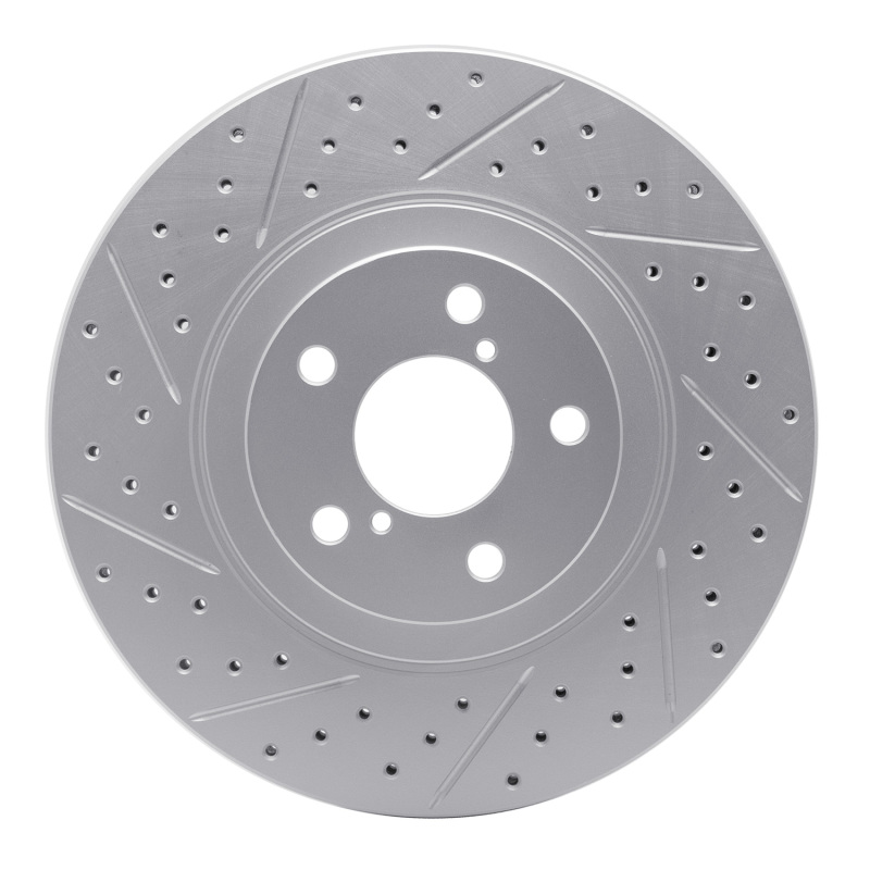 Scion FR-S Brake Rotor (1) - Front Right - DFC - Drilled & Slotted Geoperformance - `04-`25