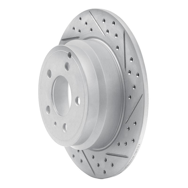Volvo 850 Brake Rotor (1) - Rear Right - DFC - Geoperformance - Drilled & Slotted - `96-`04