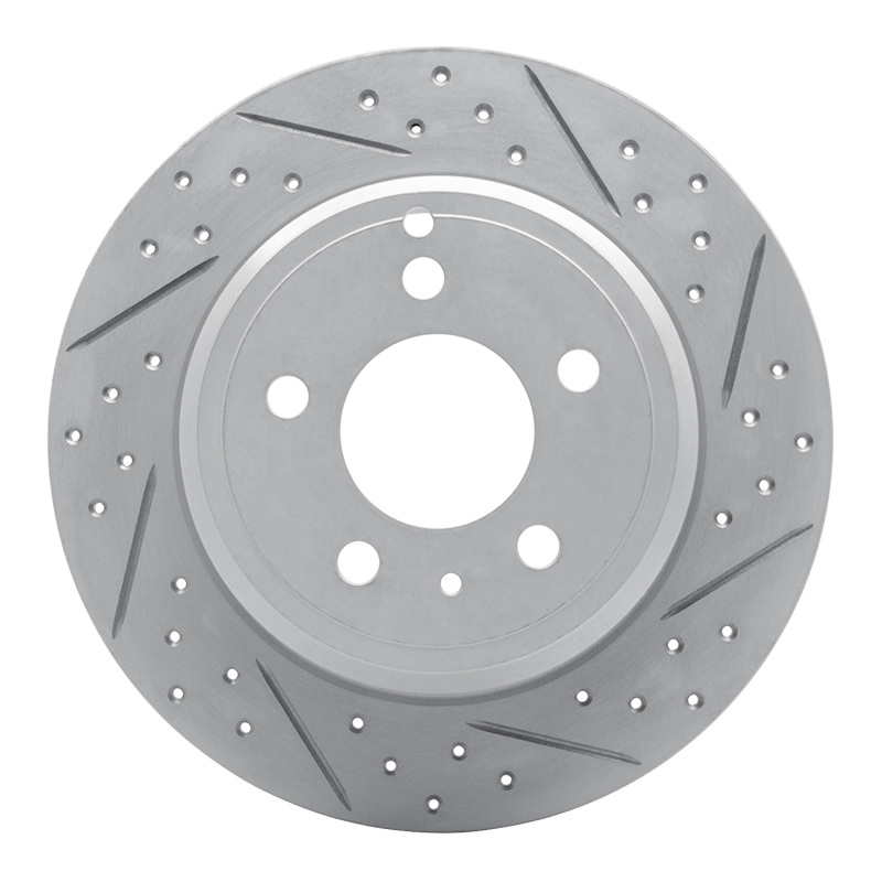 Volvo 850 Brake Rotor (1) - Rear Right - DFC - Geoperformance - Drilled & Slotted - `96-`04