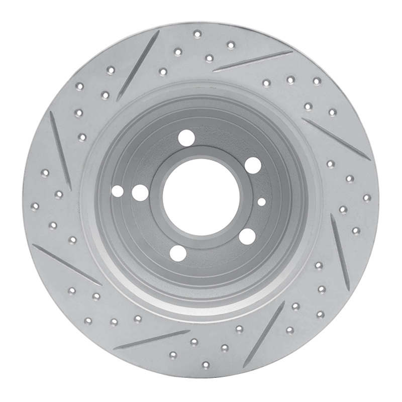 Volvo 850 Brake Rotor (1) - Rear Right - DFC - Geoperformance - Drilled & Slotted - `96-`04