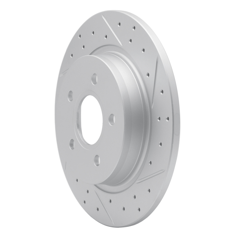 Volvo C70 Brake Rotor (1) - Rear Right - DFC - Drilled & Slotted Geoperformance - `04-`13