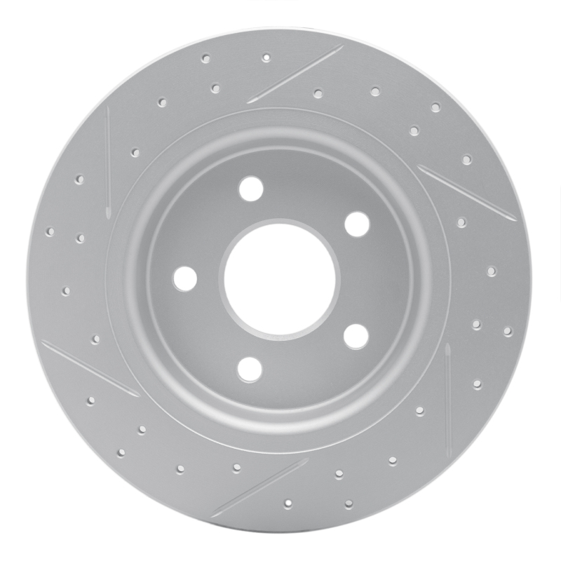 Volvo C70 Brake Rotor (1) - Rear Right - DFC - Drilled & Slotted Geoperformance - `04-`13