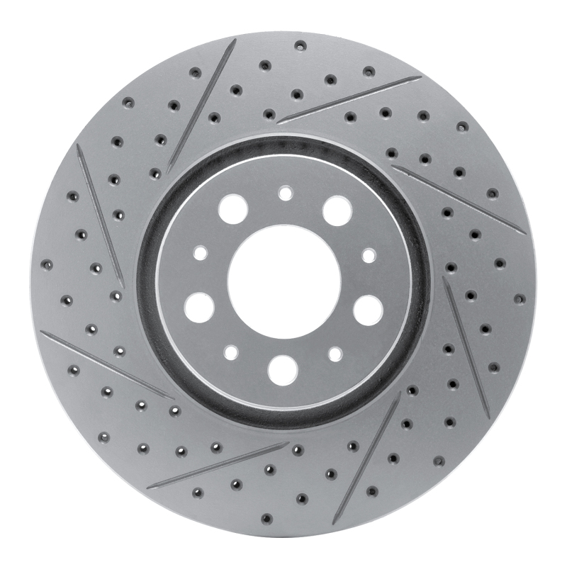 Volvo XC90 Brake Rotor (1) - Front Left - DFC - Drilled & Slotted Geoperformance - `03-`09