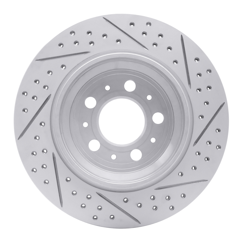 Volvo XC90 Brake Rotor (1) - Rear Left - DFC - Drilled & Slotted Geoperformance - `03-`14