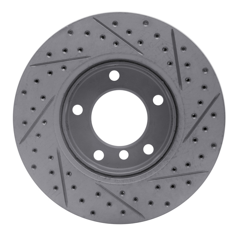 BMW 328I Brake Rotor (1) - Front Left - DFC - Drilled & Slotted Geoperformance - `91-`06
