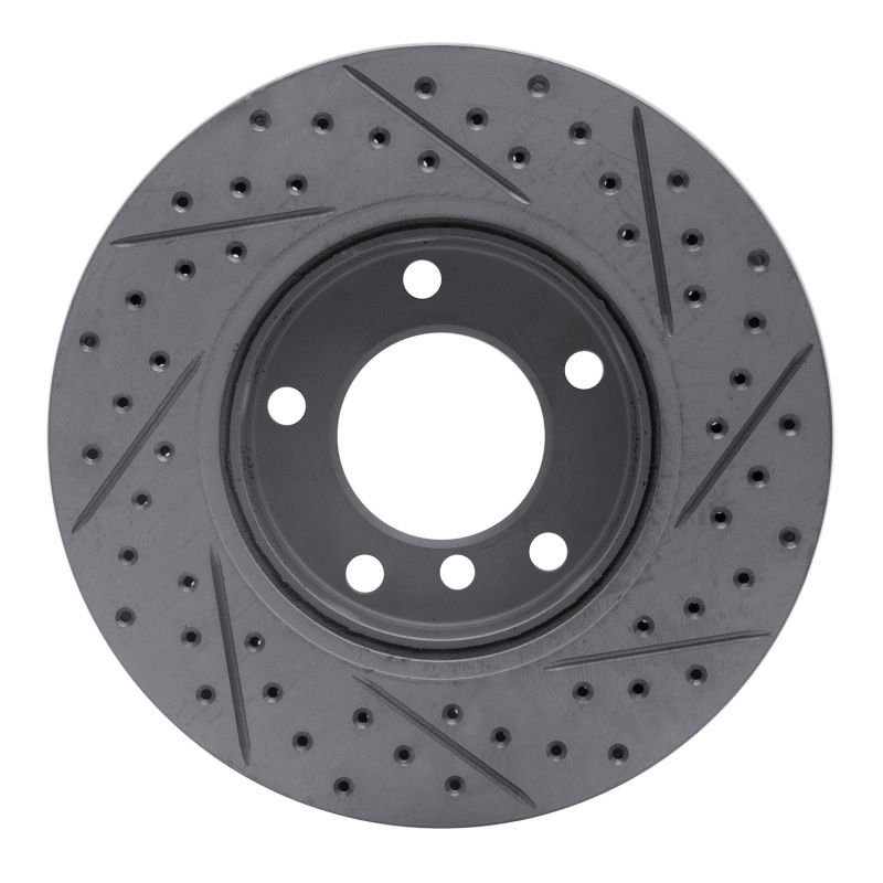 BMW 328I Brake Rotor (1) - Front Right - DFC - Drilled & Slotted Geoperformance - `91-`06