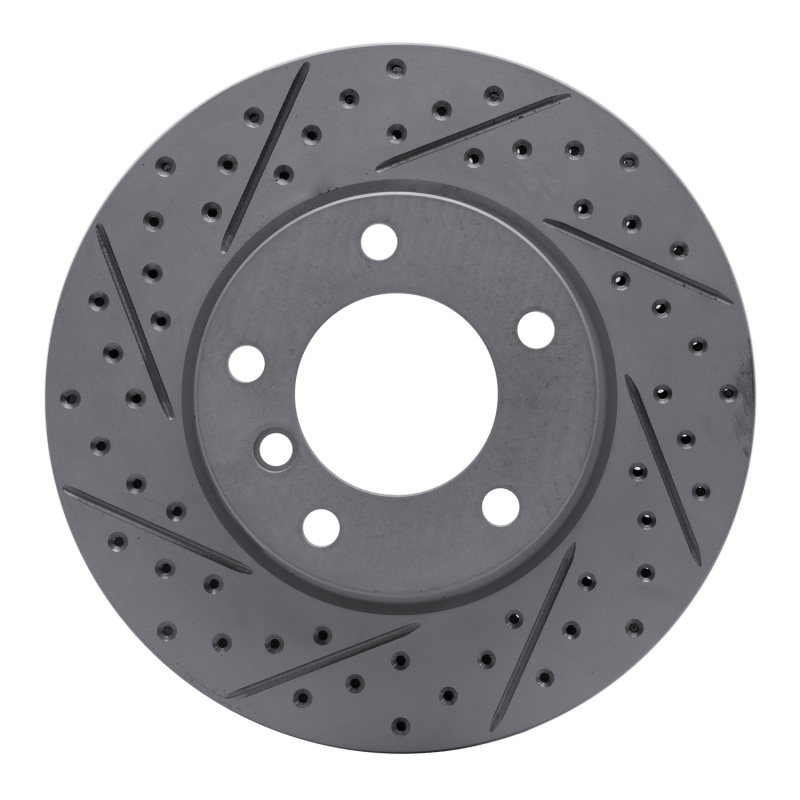 BMW 328I Brake Rotor (1) - Front Right - DFC - Drilled & Slotted Geoperformance - `91-`06