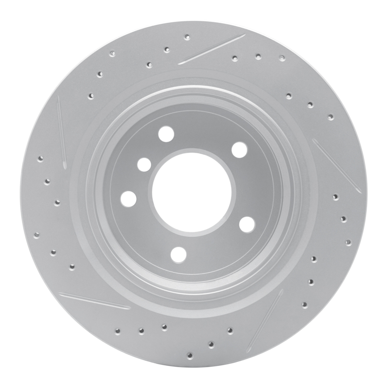 BMW Z3 Brake Rotor (1) - Rear - DFC - Drilled & Slotted Geoperformance - `95-`02