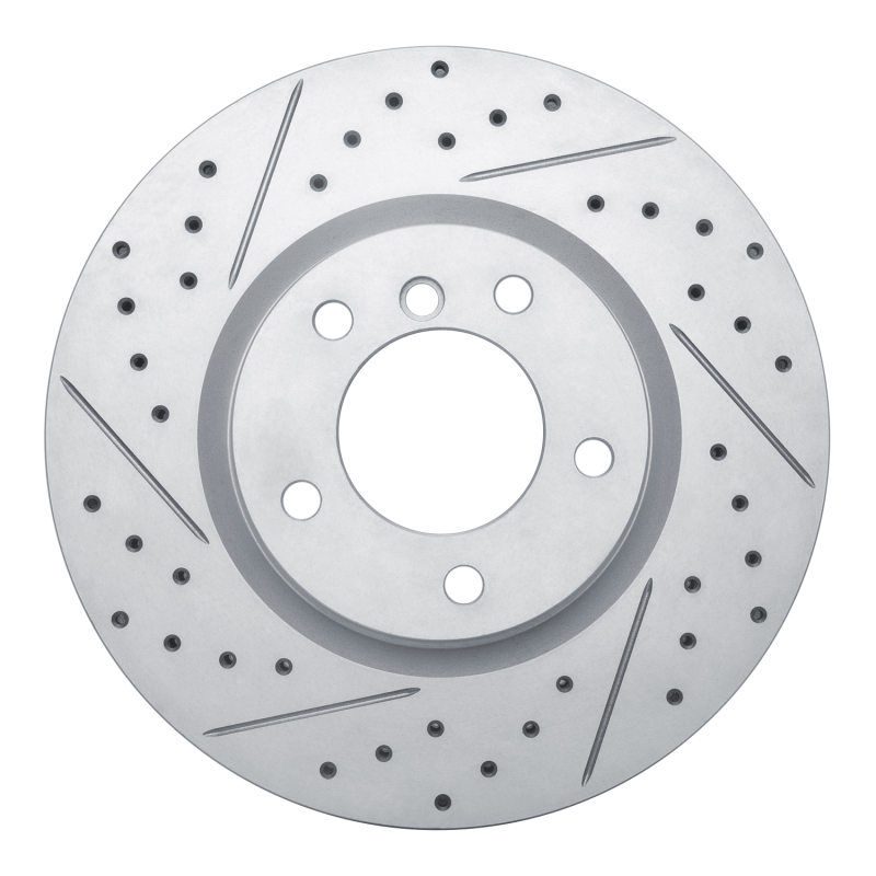BMW Z3 Brake Rotor (1) - Front - DFC - Drilled & Slotted Geoperformance - `95-`02
