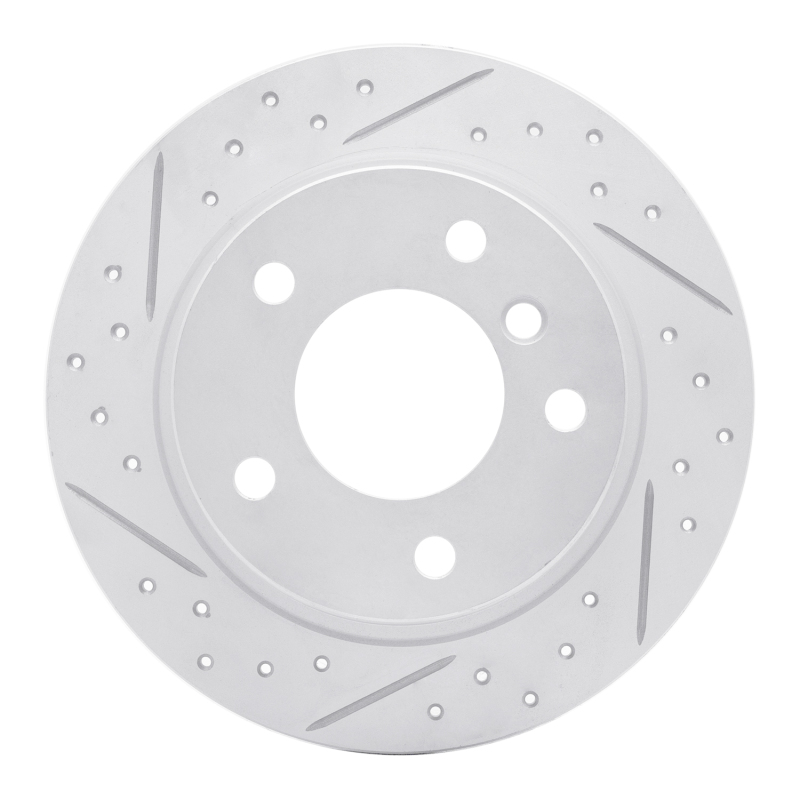 BMW Z3 Brake Rotor (1) - Rear Left - DFC - Drilled and Slotted Geoperformance - `96-`02