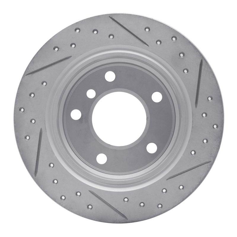 BMW Z3 Brake Rotor (1) - Rear Left - DFC - Drilled and Slotted Geoperformance - `96-`02