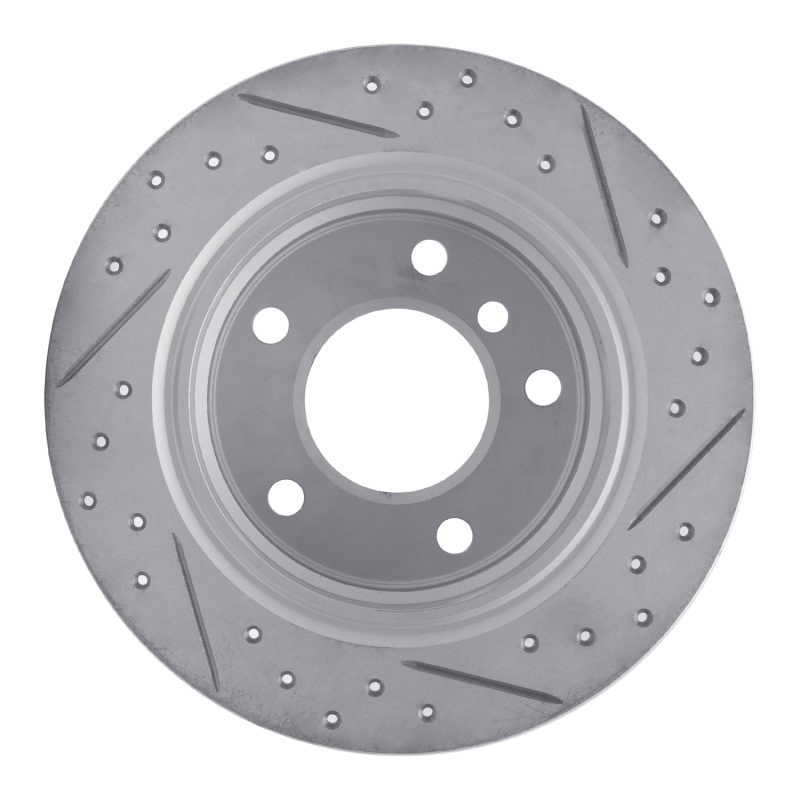 BMW Z3 Brake Rotor (1) - Rear Right - DFC - Geoperformance Drilled & Slotted - `96-`02