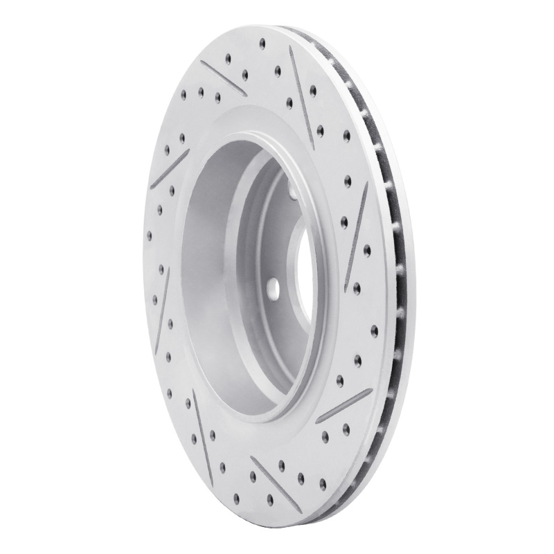 BMW 328I Brake Rotor (1) - Rear Left - DFC - Drilled & Slotted Geoperformance - `99-`06