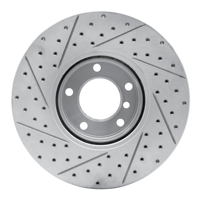 BMW 530I Brake Rotor (1) - Front Right - DFC - Drilled & Slotted Geoperformance - `00-`03