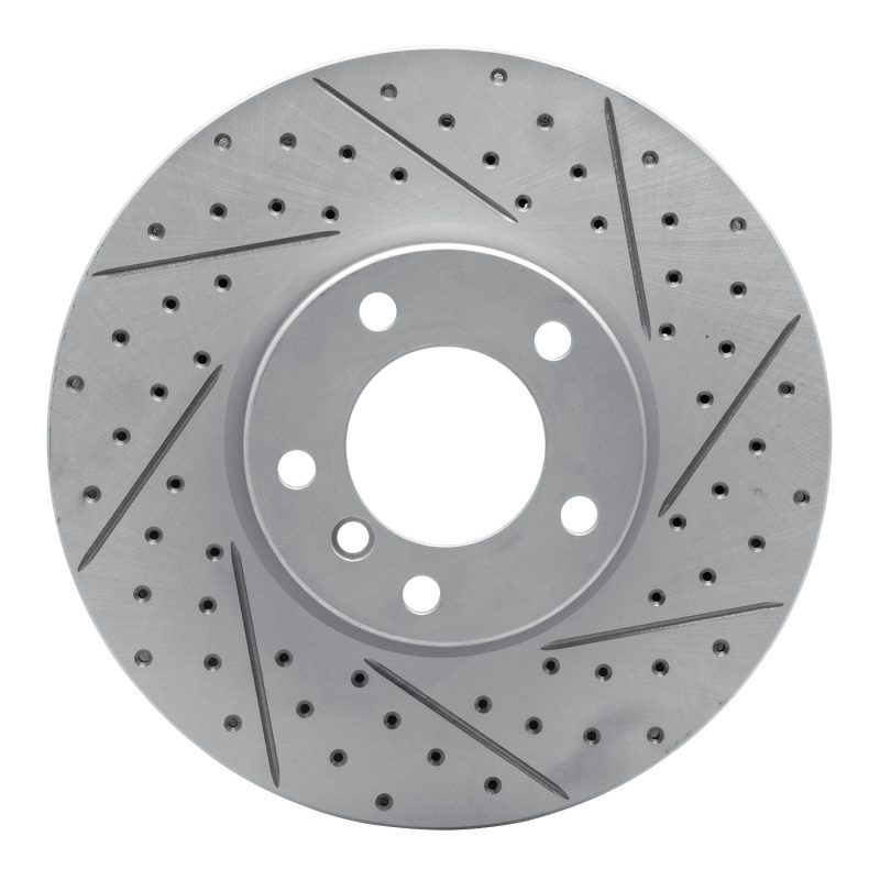 BMW 530I Brake Rotor (1) - Front Right - DFC - Drilled & Slotted Geoperformance - `00-`03