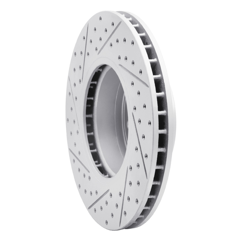 BMW 525Xi Brake Rotor (1) - Front Right - DFC - Drilled & Slotted Geoperformance - `04-`10