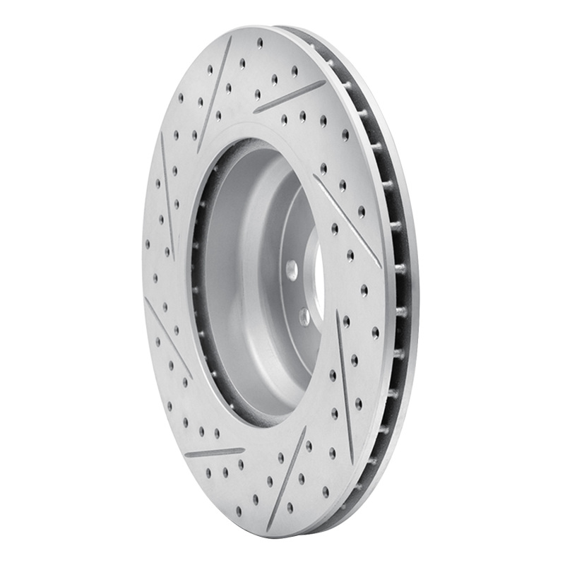 BMW 330xi Brake Rotor (1) - Front Right - DFC - Drilled & Slotted Geoperformance - `06-`12