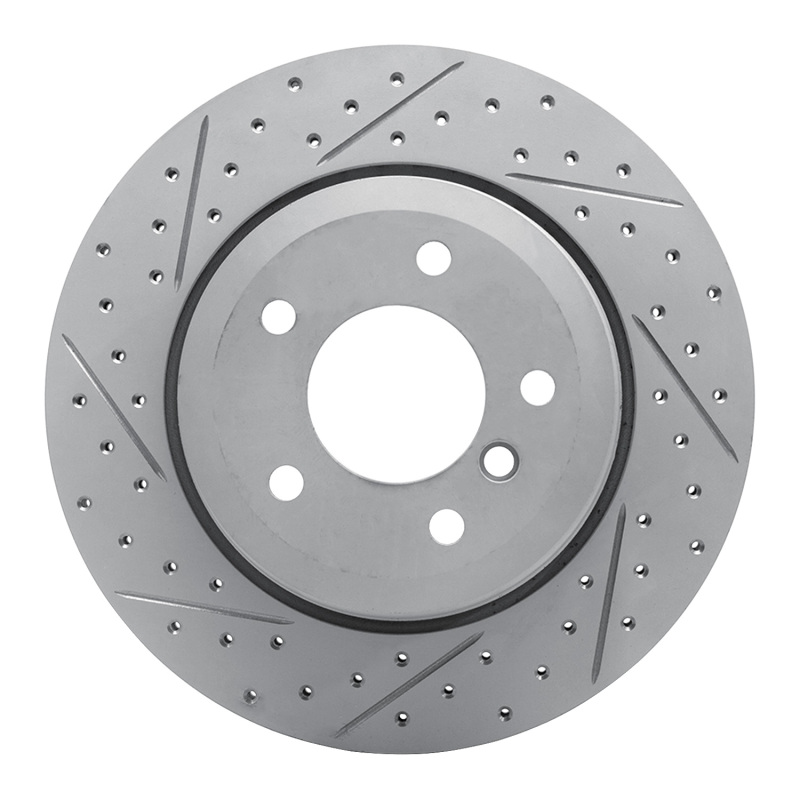 BMW 535Xi Brake Rotor (1) - Rear Left - DFC - Drilled & Slotted Geoperformance - `06-`10