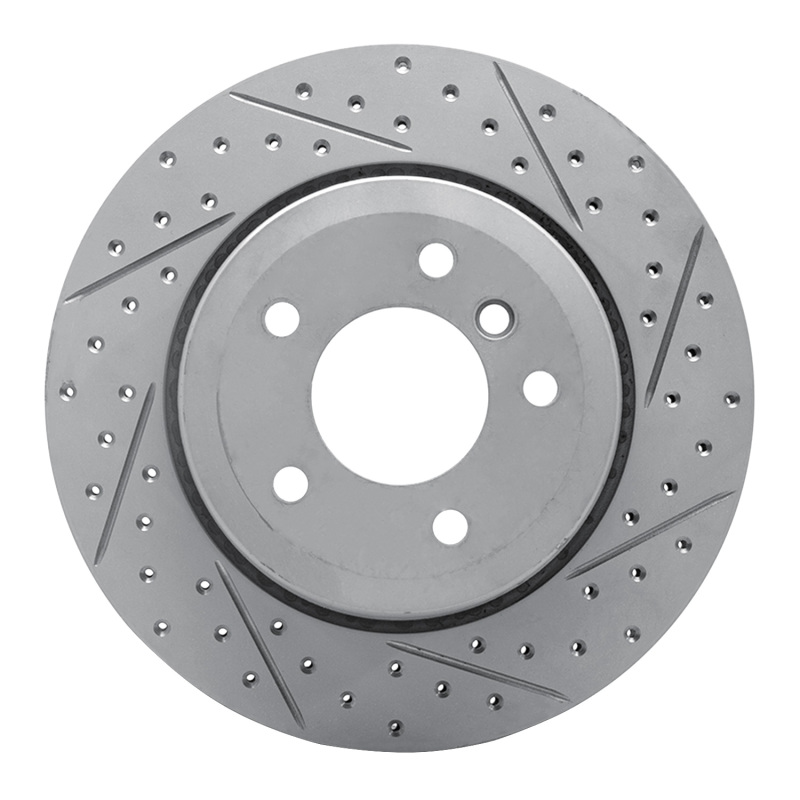 BMW 530Xi Brake Rotor (1) - Rear Right - DFC - Drilled & Slotted Geoperformance - `06-`10